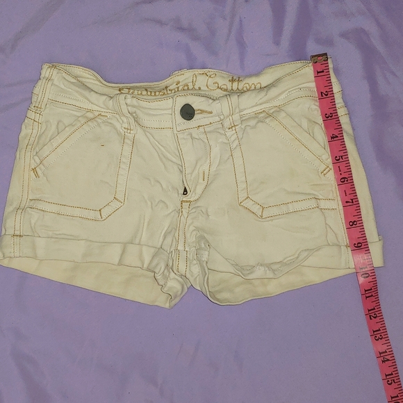 EUC INDUSTRIAL COTTON SIZE 5 JEAN SHORTS - Picture 4 of 7